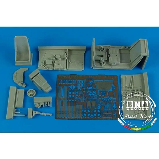 Aires 2151 1/32 Bf 109F-2/F-4 Early Cockpit Set for Hasegawa kit