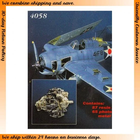 Aires 4058 1/48 Grumman F4F-4 Wildcat Detail Set for Tamiya kit