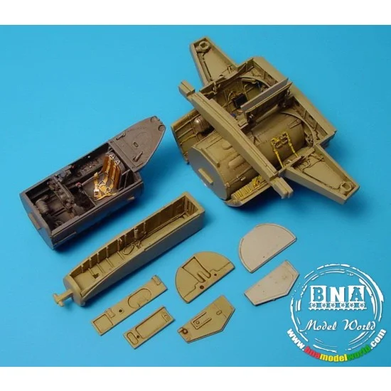 Aires 4148 1/48 Messerschmitt Me-262A Schwalbe Wheel Bay &Cockpit Set for Tamiya