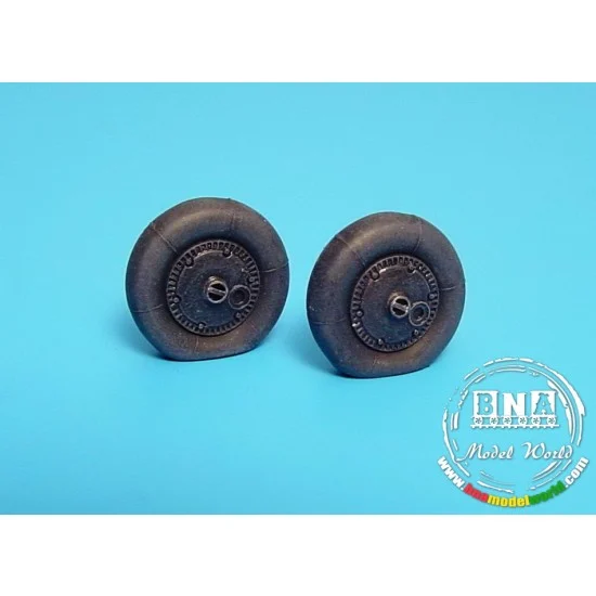 Aires 4156 1/48 Bf 109G Wheels + Paint Mask - Type A for Hasegawa kit