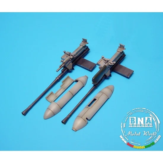 Aires 4169 1/48 Junkers Ju-87G 3.7cm Bordkanone Pods (x2pcs) for Hasegawa kit