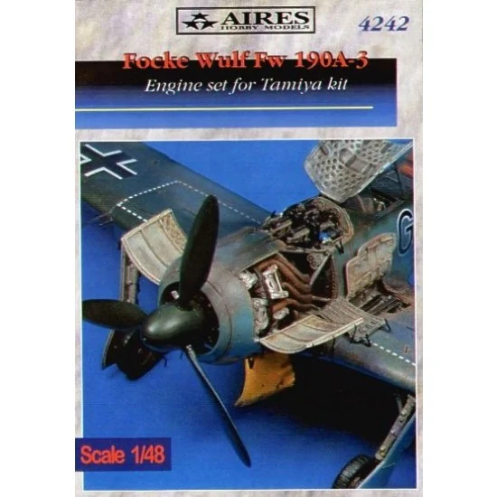 Aires 4242 1/48 Focke-Wulf Fw 190A-3 Engine Set for Tamiya kit