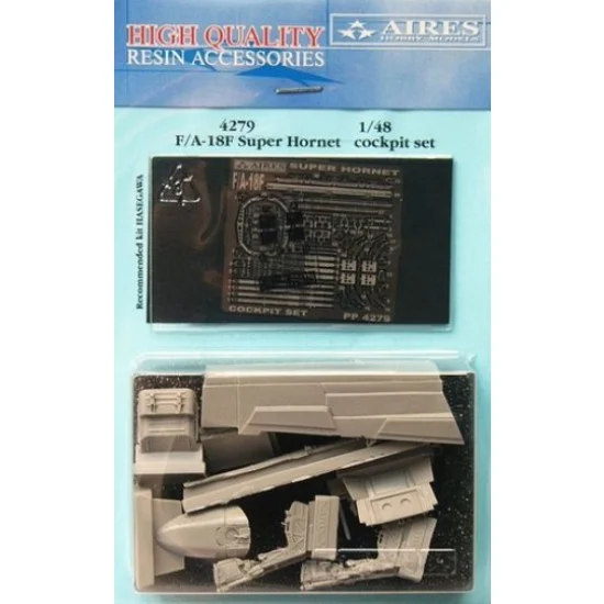 Aires 4279 1/48 F/A-18F Super Hornet Cockpit Set for Hasegawa kit