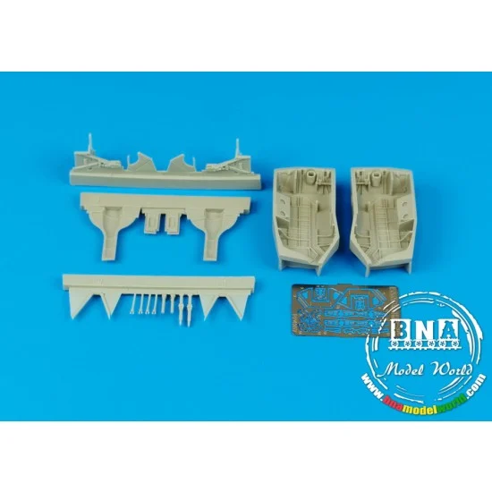 Aires 4357 1/48 F6F-3/5 Hellcat Wheel Bay for Eduard kit