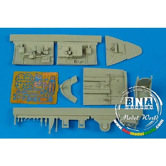 Aires 4388 1/48 F6F-5 Hellcat Cockpit Set for Hasegawa kit