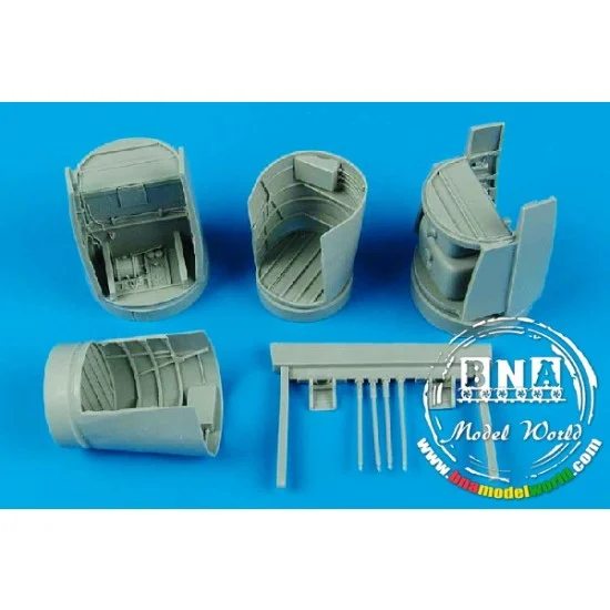 Aires 4426 1/48 Heinkel He-219A-7 Main Wheel Bays for Tamiya kit