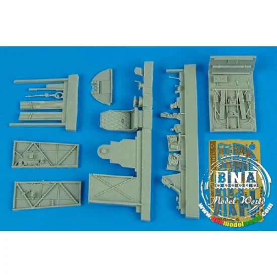 Aires 4464 1/48 Typhoon Mk.Ib Tear Drop Canopy Cockpit Set for Hasegawa kit - Model Planes