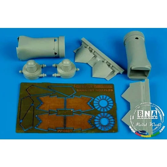 Aires 4481 1/48 F/A-22 Raptor Exhaust Nozzles - Closed for Hasegawa kit