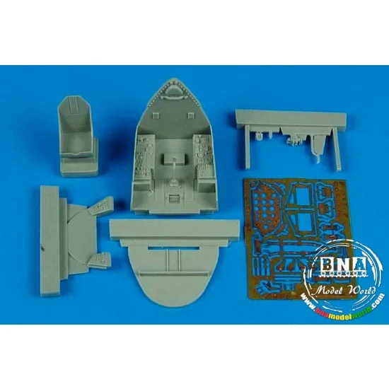 Aires 4482 1/48 F4U-7 Corsair Cockpit Set for Hasegawa kit