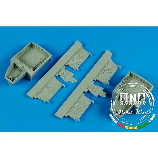 Aires 4494 1/48 F4U-7 Corsair Wheel Bay for Hasegawa kit