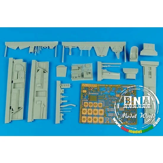 Aires 4498 1/48 Arado Ar 196A-3/A-4 Cockpit Set for Italeri kit