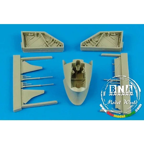 Aires 4501 1/48 MIG-17F Fresco C Wheel Bay for HobbyBoss kit