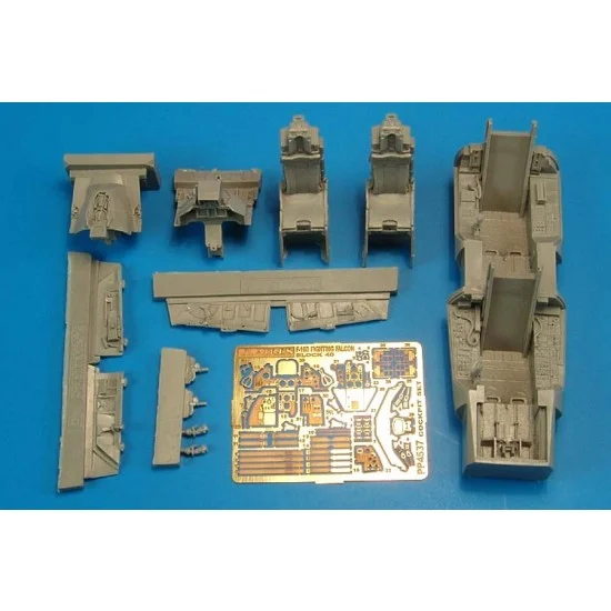 Aires 4537 1/48 Lockheed-Martin F-16D Block 40 Cockpit Set for Kinetic Model kits