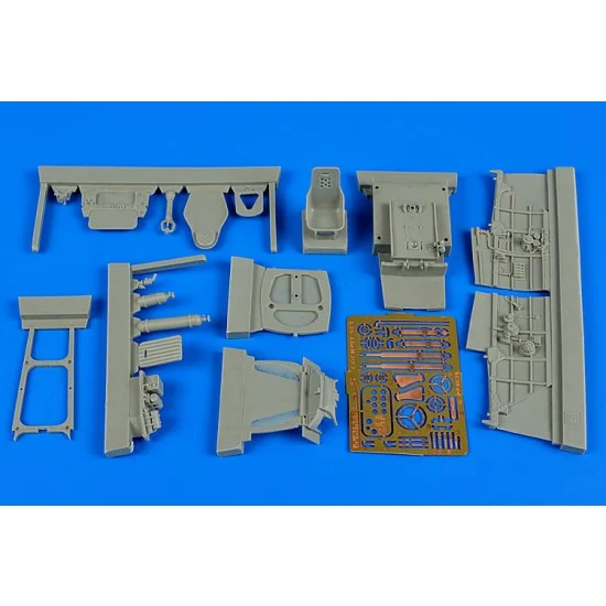 Aires 4625 1/48 Lavochkin La-5 Cockpit Set for Zvezda kit