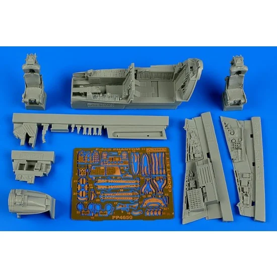 Aires 4650 1/48 McDonnell F-4J/S Phantom II Cockpit Set for Academy kit