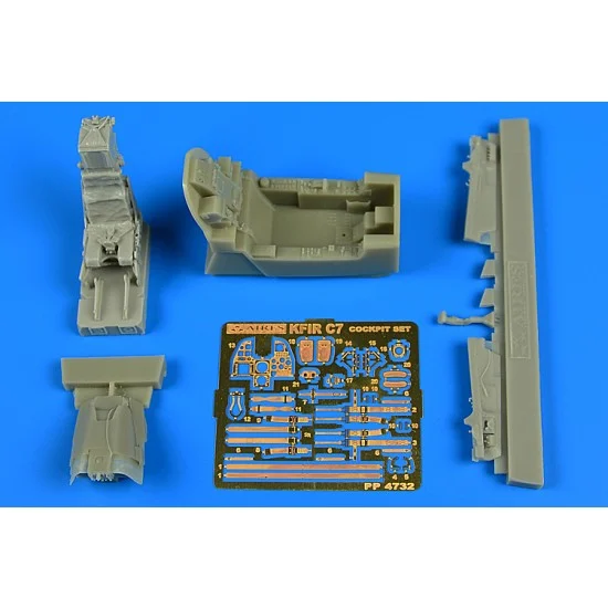 Aires 4732 1/48 IAI Kfir C7 Cockpit Set for Avantgarde Model Kits - Model Planes