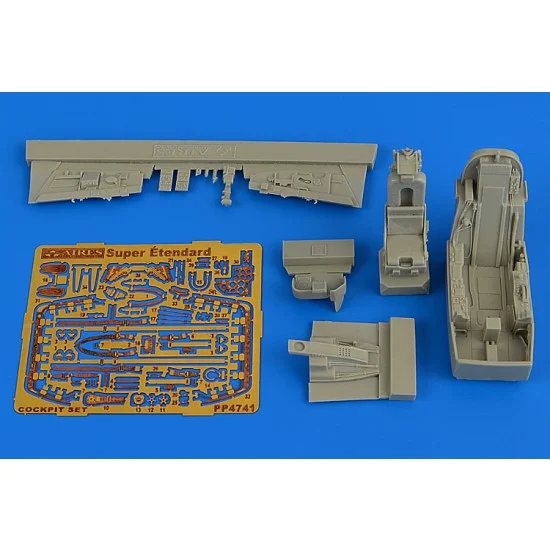 Aires 4741 1/48 Super Etendard Sue Cockpit Set for Kinetic kits - Model Planes