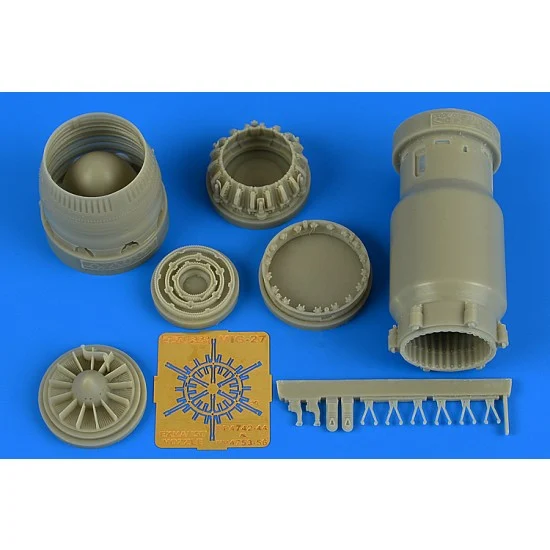 Aires 4744 1/48 Mikoyan MiG-27 Flogger Late Exhaust Nozzle -Closed for Trumpeter kits