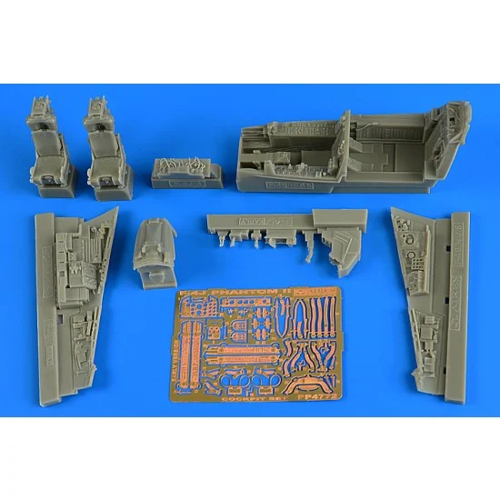 Aires 4772 1/48 McDonnell Douglas F-4J Phantom II (Early) Cockpit Set for Zoukei-mura kits