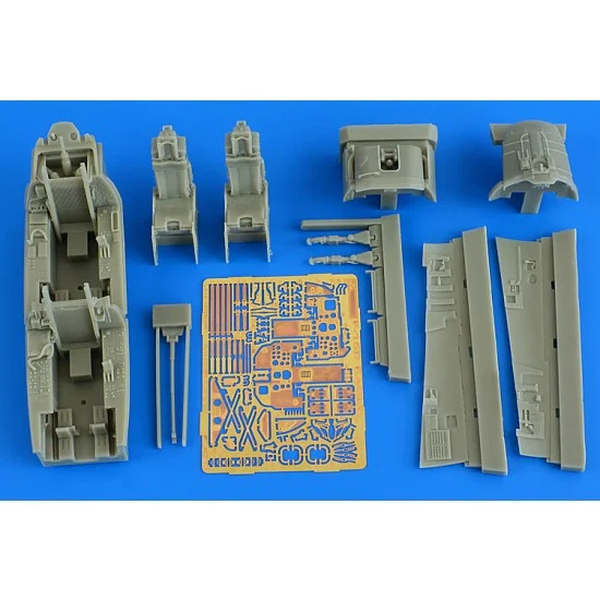 Aires 4780 1/48 McDonnell Douglas F-15D Eagle Cockpit Set (Late) for G.W.H kits