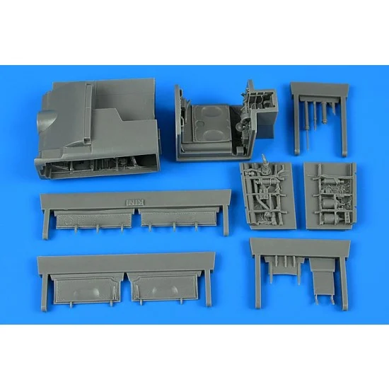 Aires 4825 1/48 Sea Harrier FRS.1/FA.2 Wheel Bay for Kinetic kits - Model Planes