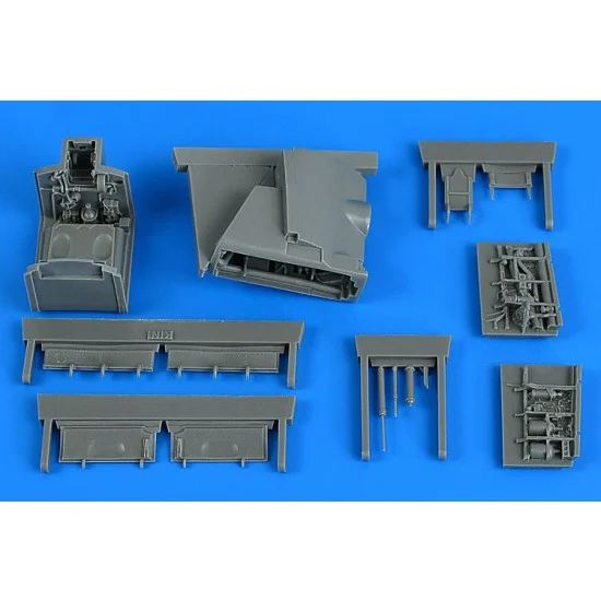 Aires 4838 1/48 Hawker Siddeley Harrier GR.1/GR.3 Wheel Bay for Kinetic kits - Model Planes
