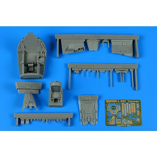Aires 4880 1/48 SAAB J 29F Tunnan Cockpit set for HobbyBoss kits - Model Planes