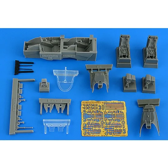 Aires 4894 1/48 Dassault Rafale B Late Cocpkit set for HobbyBoss kits - Model Planes