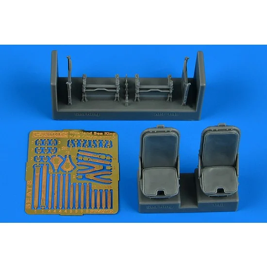 Aires 4912 1/48 Westland Sea King Has.1/Has.5/Hu.5 Pilot and Co-Pilot Seats for Airfix kits