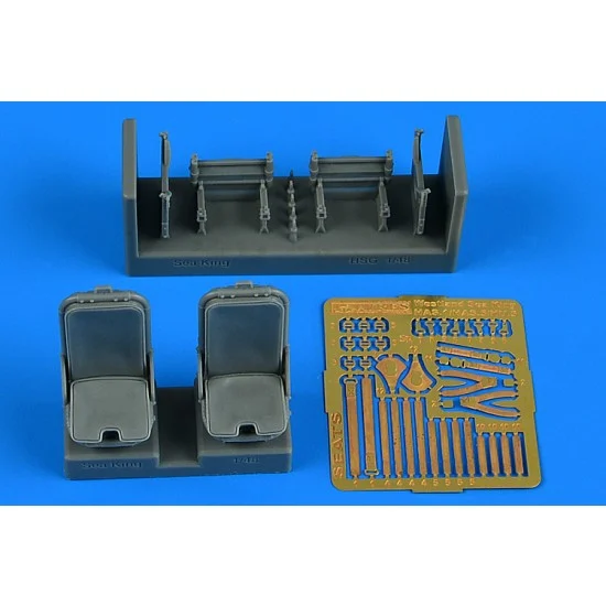 Aires 4914 1/48 Sea King Har Mk.3/5/AEW Mk.2A Pilot & Co-Pilot Seats for Hasegawa kits