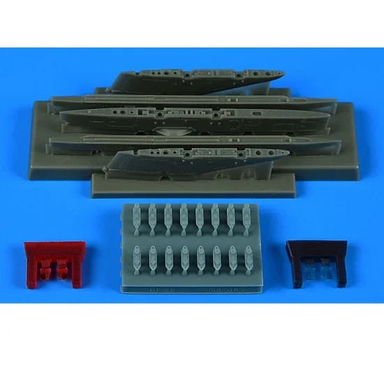 Aires 4919 1/48 RF-5E Tiger II Pylons and Missile Launchers for AFV Club kits