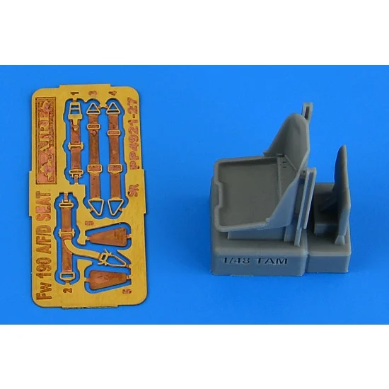 Aires 4927 1/48 Fw 190A/F/D Seat for Tamiya kits - Model Planes