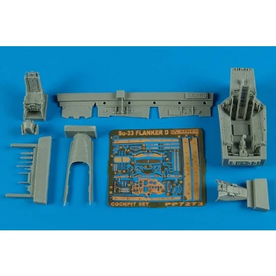 Aires 7273 1/72 Sukhoi Su-33 Flanker D Cockpit Set for Hasegawa kits