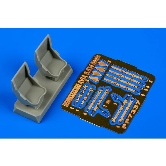 Aires 7337 1/72 Avia B.534 Seats for Eduard kit (Resin+PE) - Model Planes