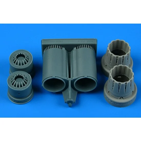 Aires 7393 1/72 Eurofighter Typhoon Exhaust Nozzles for Revell Kit (03952, 03884/03818) - Model Planes