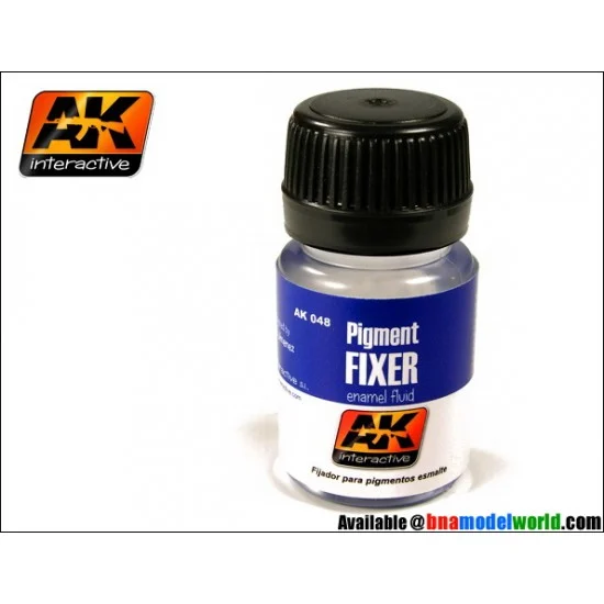 AK Interactive AK-048 Pigment Fixer (Enamel Fluid) 35ml