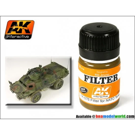 AK Interactive AK-076 Filter for Nato Tanks (35ml)