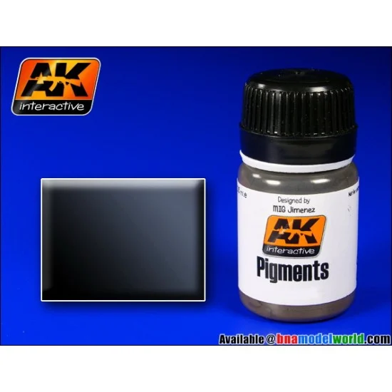 AK Interactive AK-086 Pigment - Dark Steel 35ml