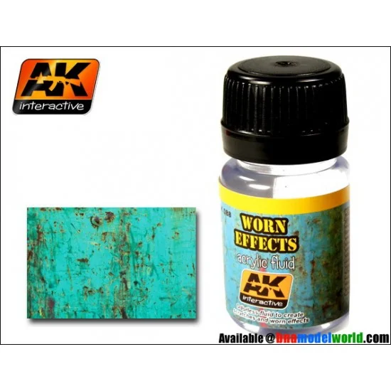 AK Interactive AK-088 Worn Effects Acrylic Fluid 35ml
