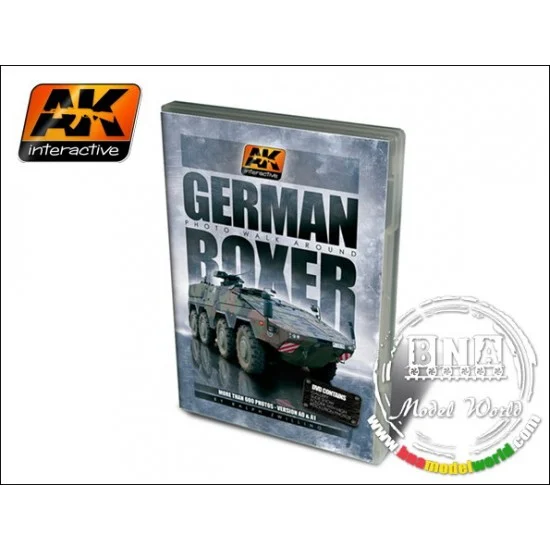 AK Interactive AK-095 GTR Boxer Photo DVD