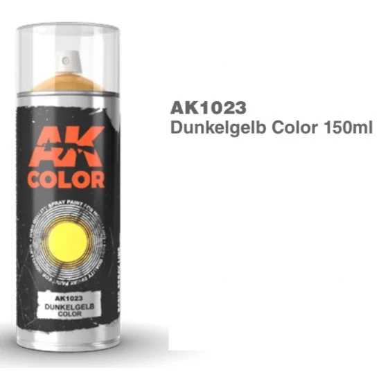 AK Interactive AK-1023 Dunkelgelb Colour Spray (150ml)