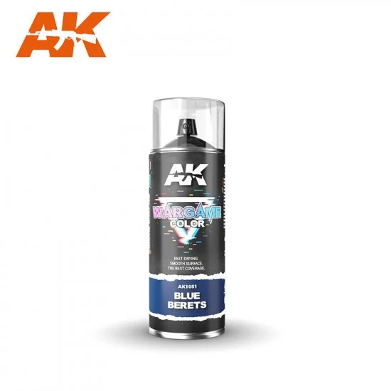 AK Interactive AK-1051 Wargame Primer Spray - Blue Berets 400ml
