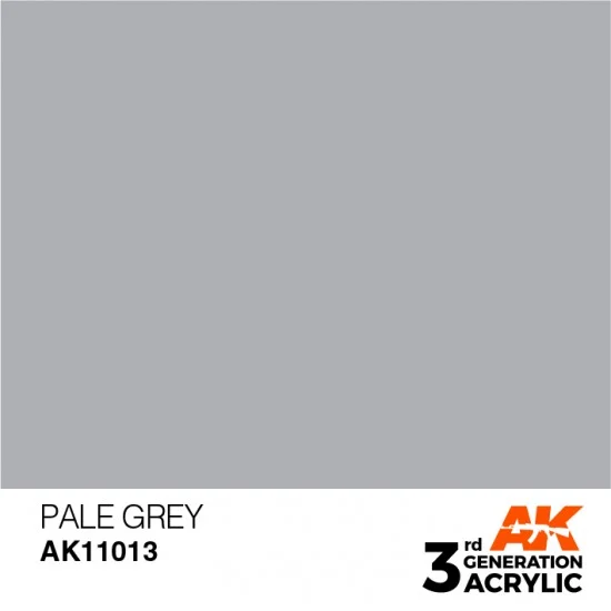 AK Interactive AK-11013 Acrylic Paint (3rd Generation) - Pale Grey (17ml)