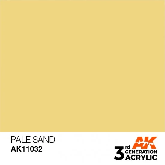 AK Interactive AK-11032 Acrylic Paint (3rd Generation) - Pale Sand (17ml)