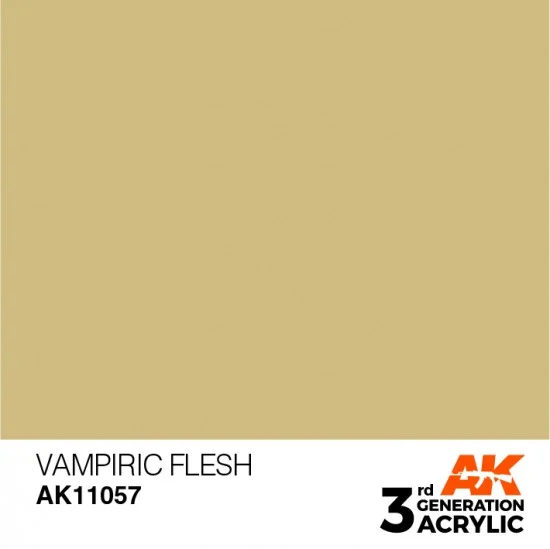 AK Interactive AK-11057 Acrylic Paint (3rd Generation) - Vampiric Flesh (17ml)