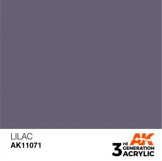 AK Interactive AK-11071 Acrylic Paint (3rd Generation) - Lilac (17ml)