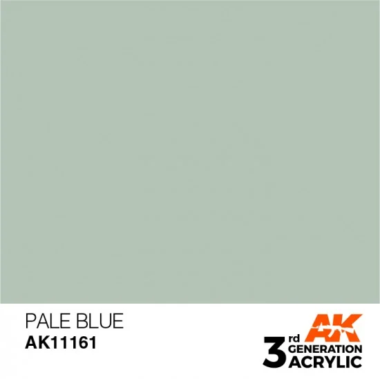 AK Interactive AK-11161 Acrylic Paint (3rd Generation) - Pale Blue (17ml)
