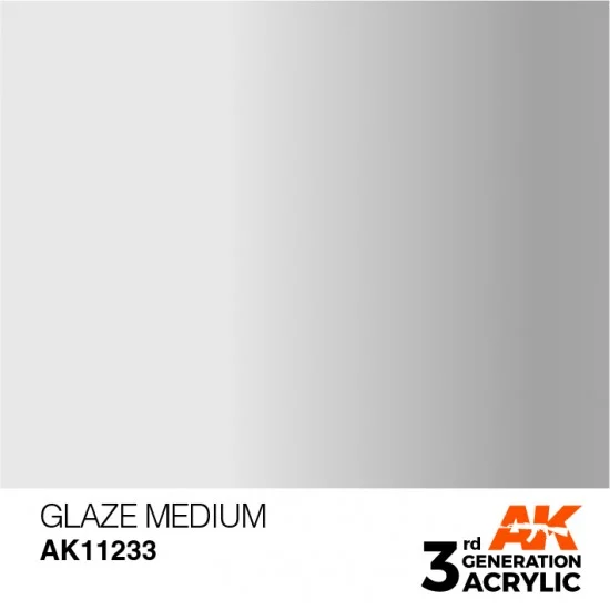 AK Interactive AK-11233 Acrylic Paint (3rd Generation) - Glaze Medium (17ml)