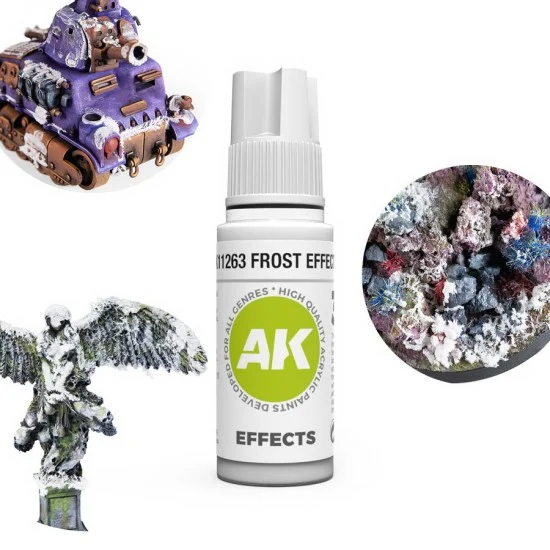 AK Interactive AK-11263 Acrylic 3Gen Effects - Frost Effect (17ml)
