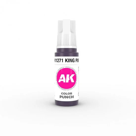 AK Interactive AK-11271 3GEN Ultra Pigmented Colour - King Purple Color Punch (17ml)